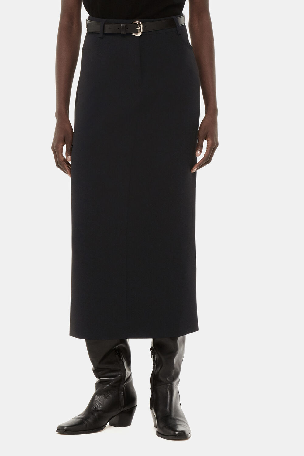 Abigail Tailored Midi Skirt